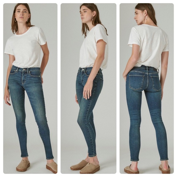 Lucky Brand Denim - Lucky Brand Mid Rise Ava Skinny Jeans
